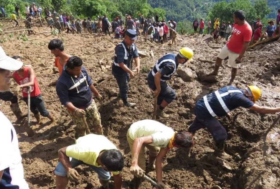 कुश्मा पहिरो अपडेट : ९ जनाको शव भेटियो, एक जना अझै बेपत्ता