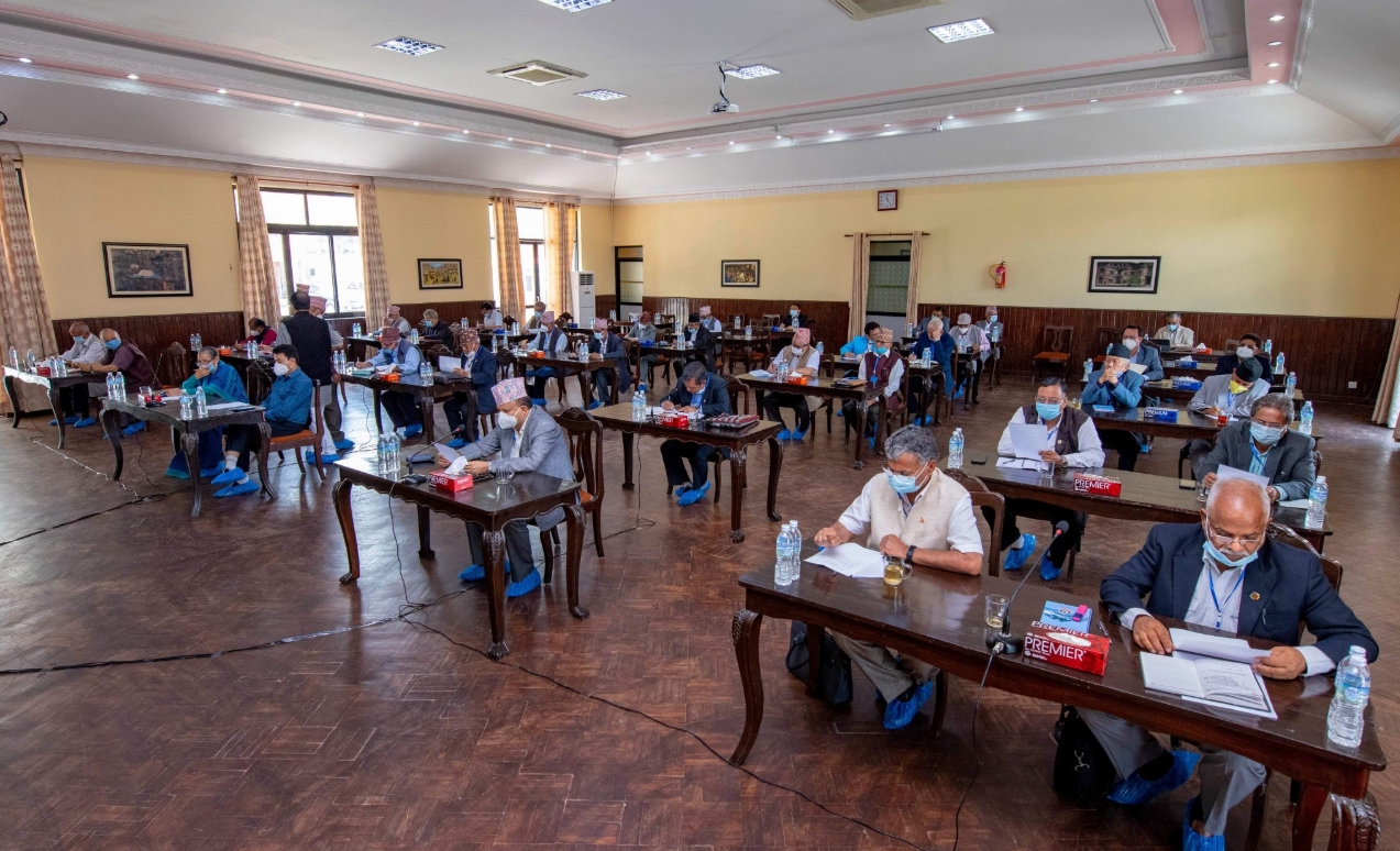 नेकपा स्थायी कमिटीमा ओली दाहालद्वारा सम्बोधन, अर्को बैठक १२ गते