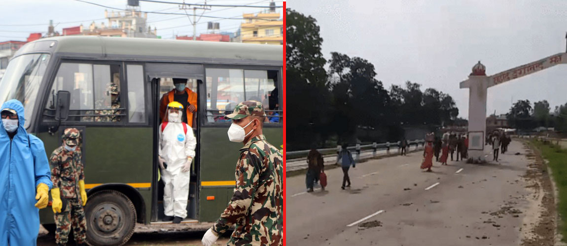 सरकारको विभेद : जहाजबाट आउँदा सम्मान, स्थलमार्गबाट भित्रिदा अपमान !