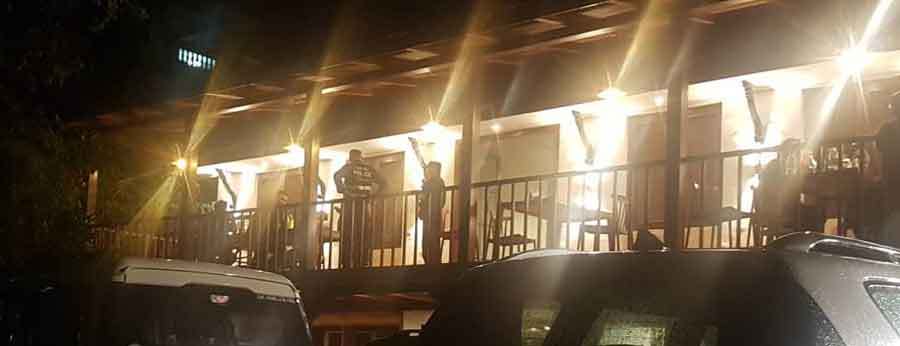 रातमा मन्त्रीका छोराहरु रमाउँदा : प्रहरी फरक्कै