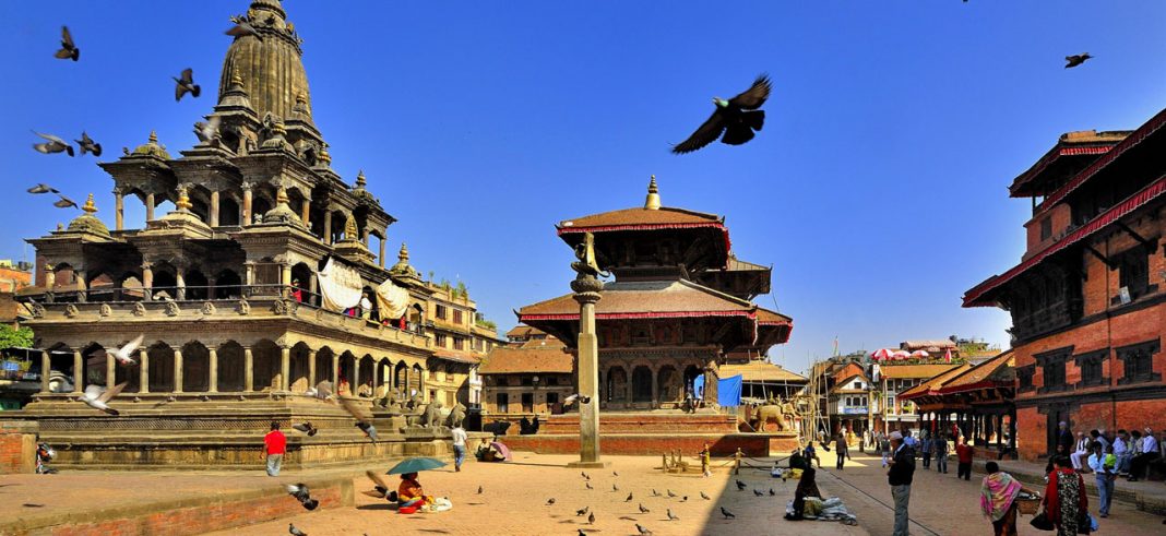 कोभिड-१९ को कारण ललितपुरको कृष्ण मन्दिर बन्द