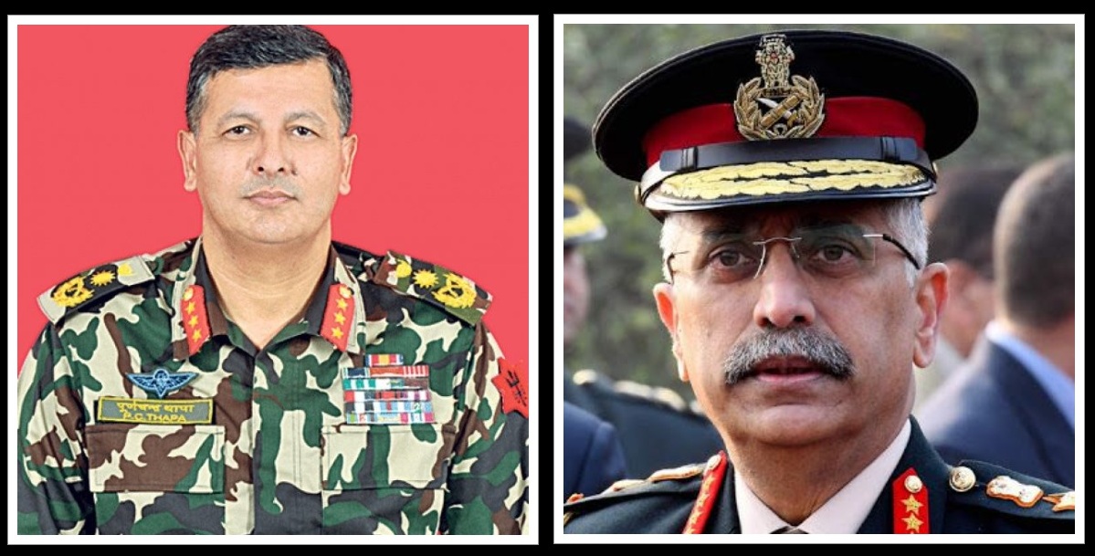 प्रधानसेनापति थापा र सेनाअध्यक्ष नरवणेबीच द्विपक्षीय वार्ता शुरु
