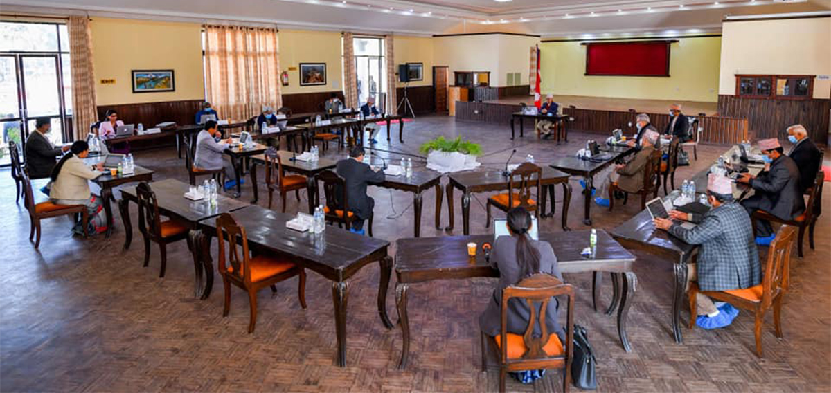 बालुवाटारमा मन्त्रिपरिषद् बैठक सुरू