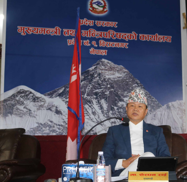 १ नम्बर प्रदेशका मुख्यमन्त्री शेरधन राईविरुद्ध अविश्वासको प्रस्ताव दर्ता