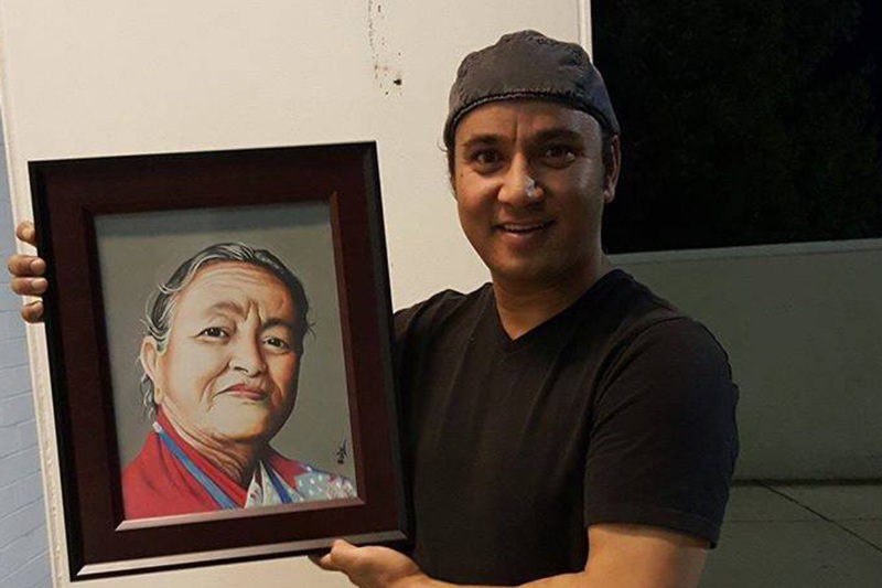 गायक कर्णदासलाई मातृशोक