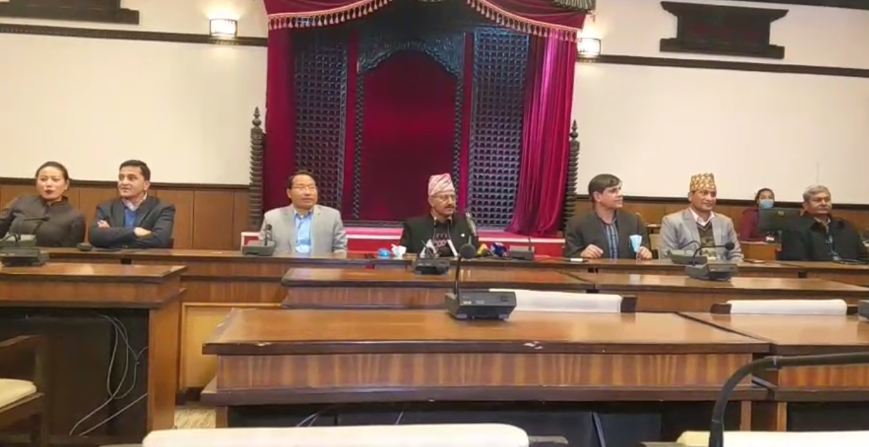 संसद विघटनको विरोध गर्दै सात मन्त्रीको सामूहिक राजीनामा