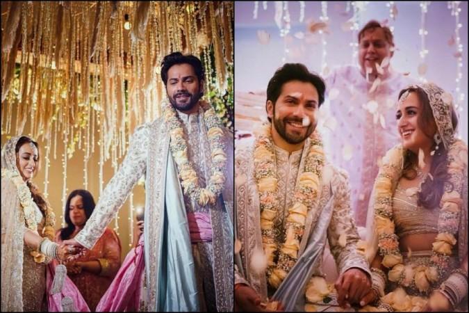 वैवाहिक जीवनमा बाँधिए वरुण-नताशा