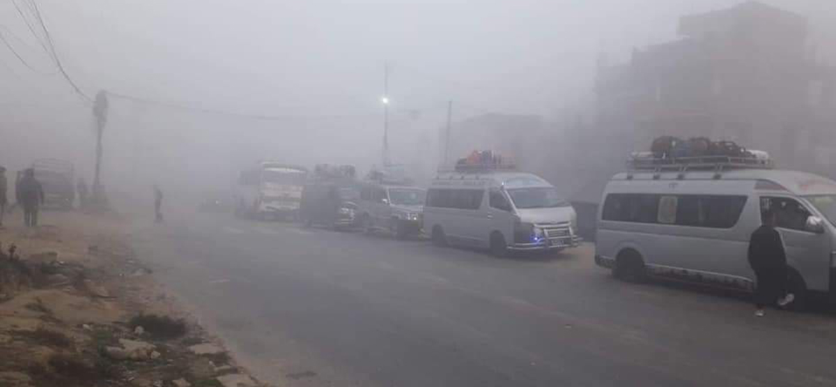 काभ्रेको मंगलटारमा विष्फोट, बीपी राजमार्गमा सवारी अवरुद्ध