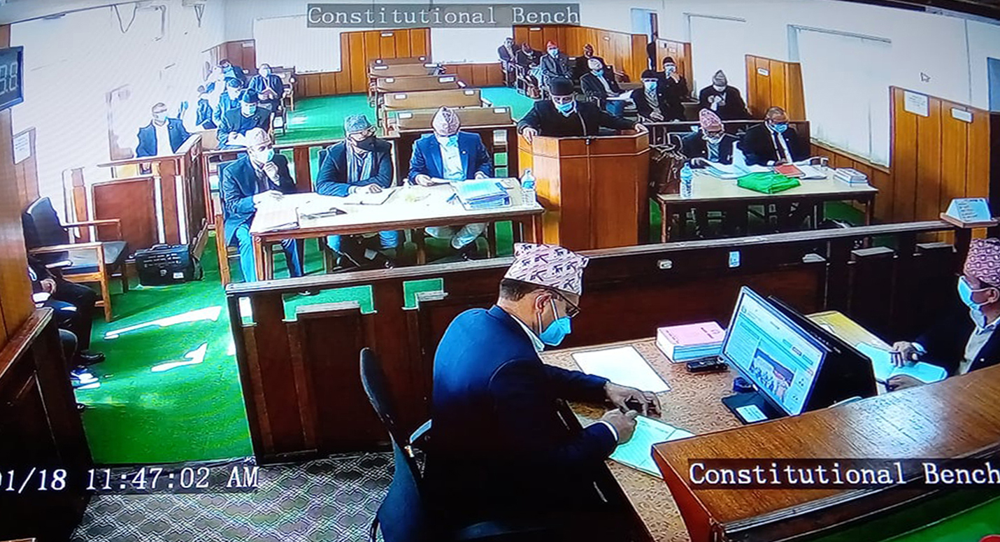 इजलासले भन्यो–संसद् विघटन गलत तर जनता मतदान गर्न तयार भएकाले रोक्न मिलेन भन्न नपरोस् !