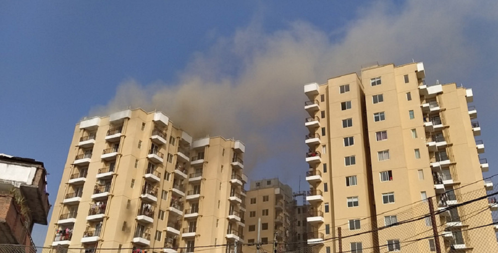 रविभवनस्थित सोल्टी सिटी अपार्टमेन्टमा आगलागी