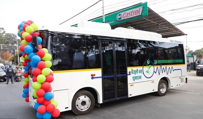 साझा यातायातमार्फत नै विद्युतीय बस खरिद गरिने