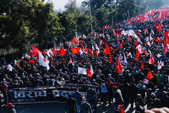 २८ गतेको शक्ति प्रदर्शनका लागि नेताहरुलाई जिम्मेवारी