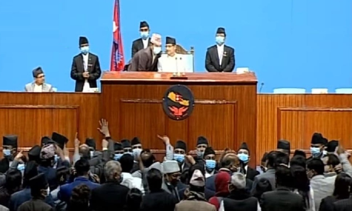 का‌ंग्रेसको नाराबाजी पछि प्रतिनिधि सभा बैठक अवरुद्ध