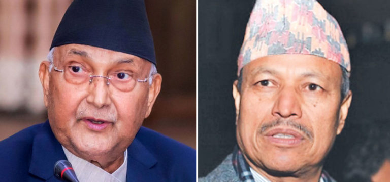 एमाले अध्यक्षमा भीम रावलले दर्ता गरे उम्मेदवारी