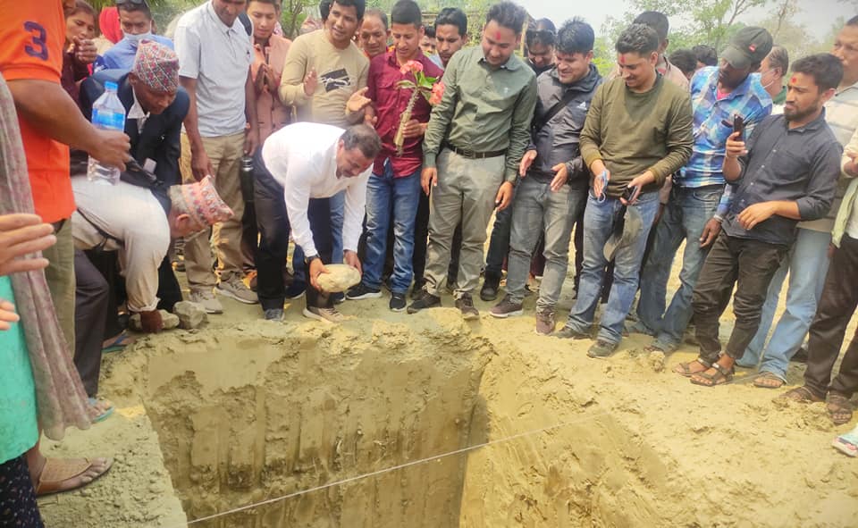 विप्लवले कपिलवस्तुमा पार्टीको हेडक्वार्टर बनाउने, कार्यालय भवनको शिलान्यास