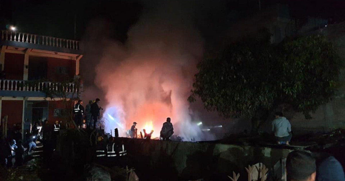 बागलुङको फर्निचर उद्योगमा भीषण आगलागी