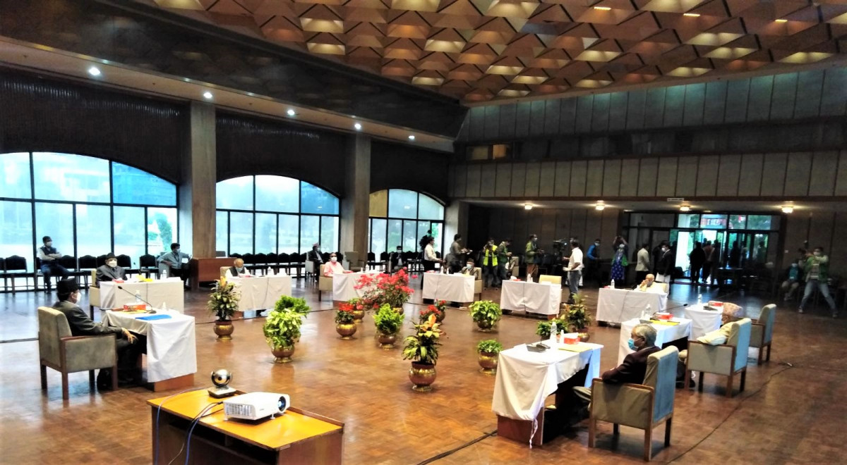 सभामुख सापकोटाले बोलाएको सर्वदलीय बैठक सुरू, को-को पुगे ?