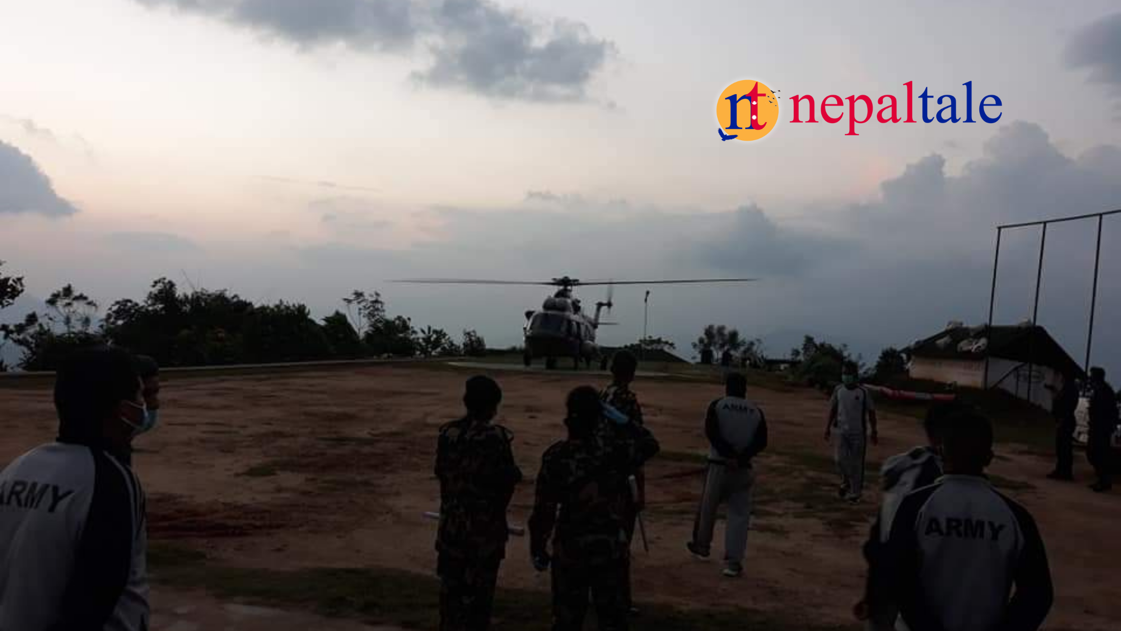 पाँचथर बस दुर्घटना, १६ जना घाईतेलाई हेलिकप्टरबाट बिराटनगर लगियाे