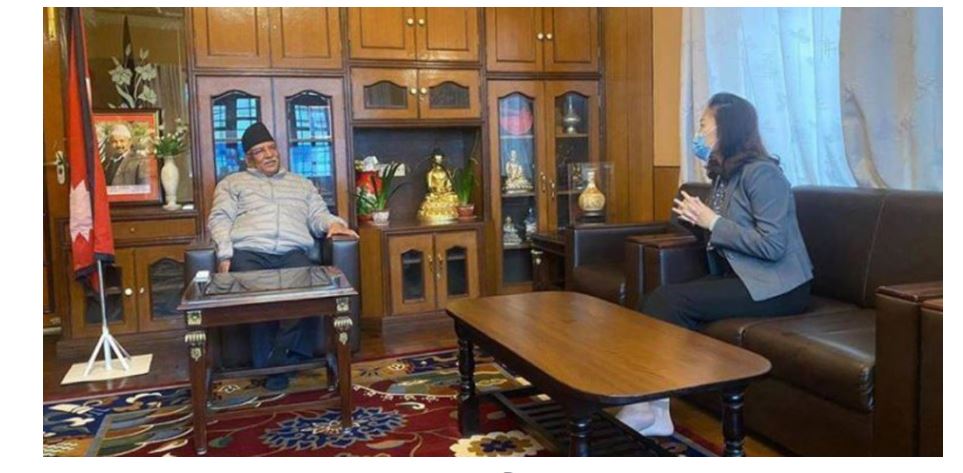 चिनियाँ राजदूत यान्छी र प्रचण्डबीच भेटवार्ता, के-के भयो कुराकानी ?