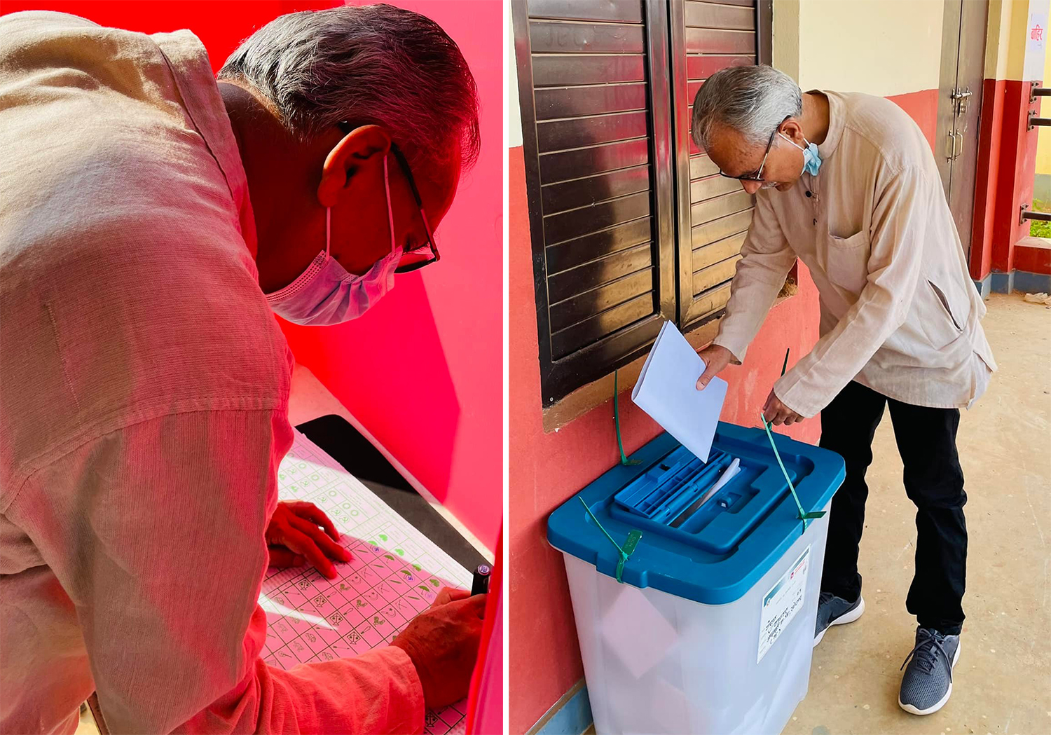 मतदान केन्द्र भित्र बाबुराम भट्टराईलाई फोटो खिच्न दिने मतदान अधिकृतलाई आयोगले सोध्यो स्पष्टीकरण