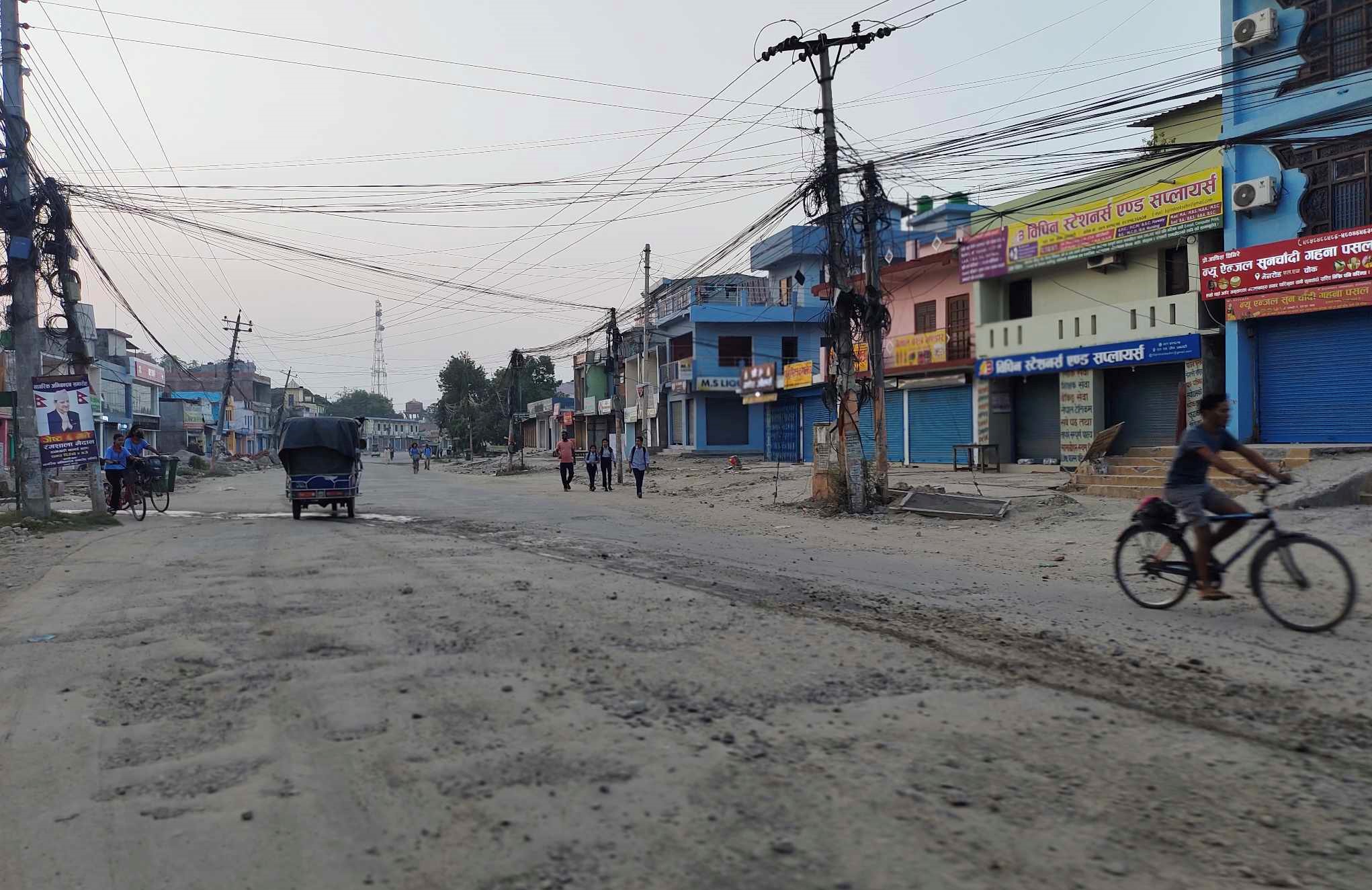 ५२ करोड लागतमा धनगढी बजारमा मुख्य सडक बन्दै