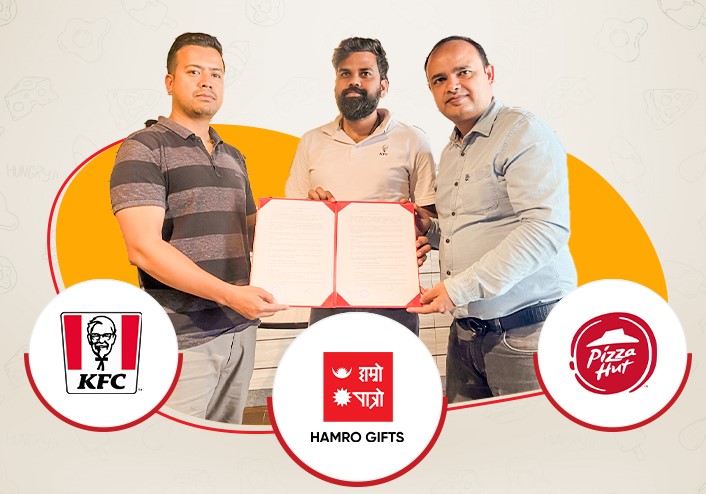 अब के.एफ.सी र पिज्जा हटका फुडहरू विदेशबाटै अर्डर गर्न सकिने