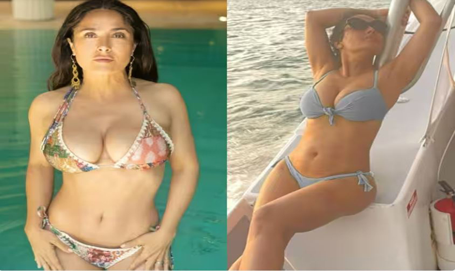 ५६ वर्षको उमेरमा बिकिनीमा खुलेकी हलिउड अभिनेत्री हायक