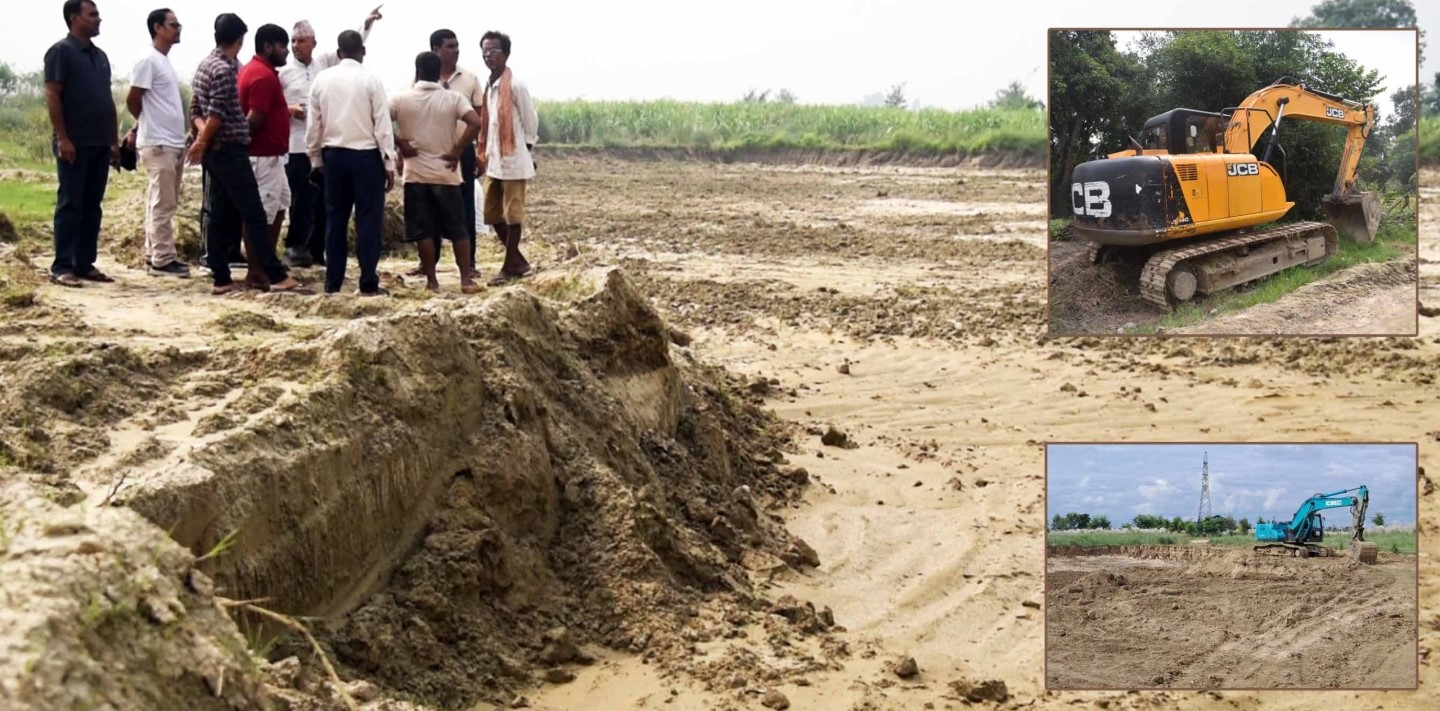 माटो चोरी प्रकरणः अनुसन्धान सुस्त, भगाइएको एक्साभेटर अझै अज्ञात