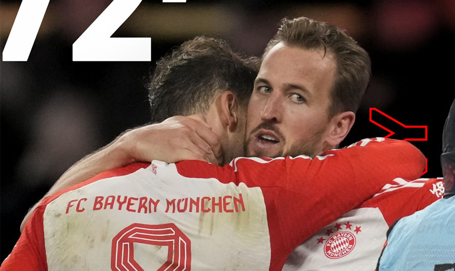 ह्यारी केनले ह्याट्रिक गर्दा बायर्न म्युनिखको जित