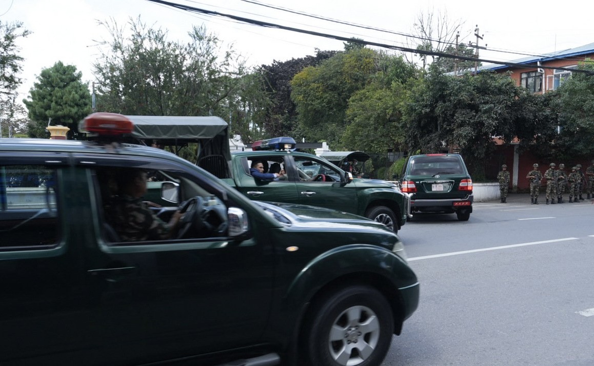 प्रधानसेनापति सिग्देल शीतल निवास प्रवेश