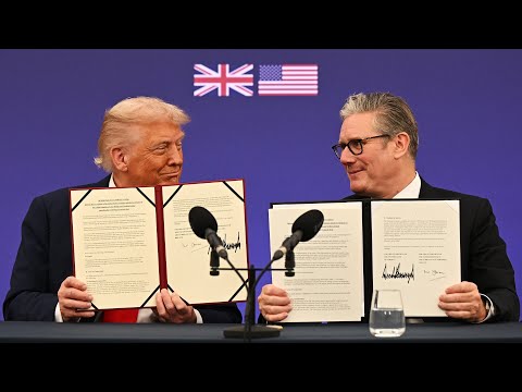 अमेरिकी राष्ट्रपति ट्रम्प र बेलायती प्रधानमन्त्री स्टार्मरबीच नवीन प्रविधि साझेदारी सम्झौतामा हस्ताक्षर