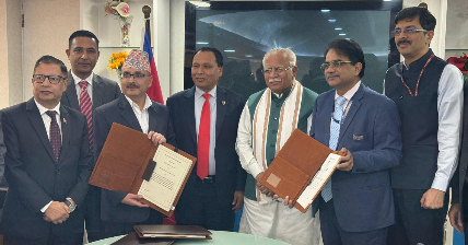 नेपाल-भारतबीच दुई अन्तरदेशीय ४०० केभी प्रसारणलाइन निर्माणका लागि संयुक्त कम्पनी गठन