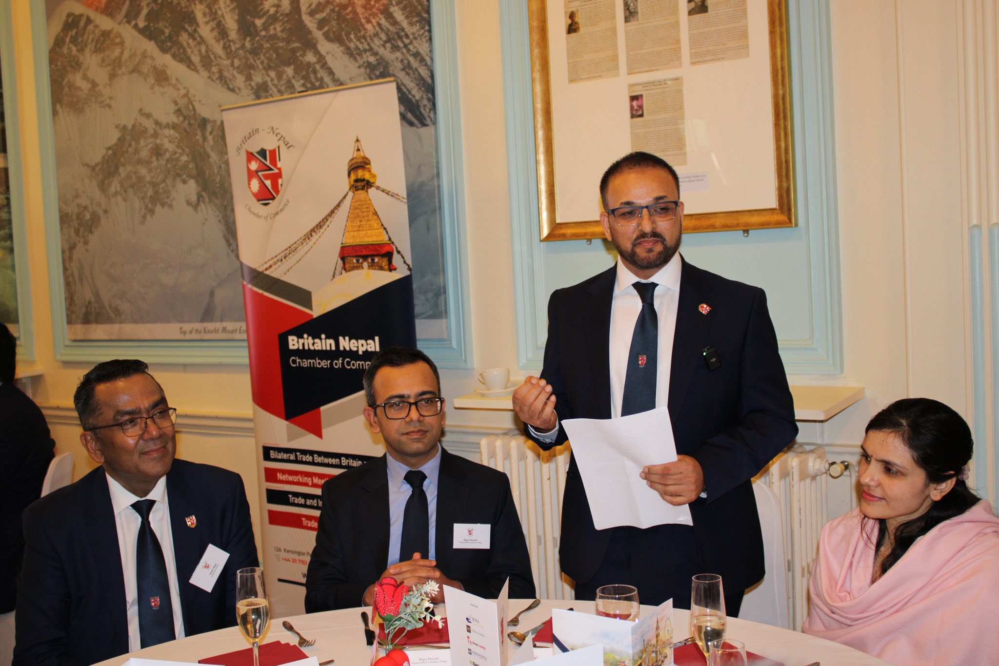 ब्रिटेन नेपाल च्याम्बर अफ कमर्सको नयाँ नेतृत्व चयन