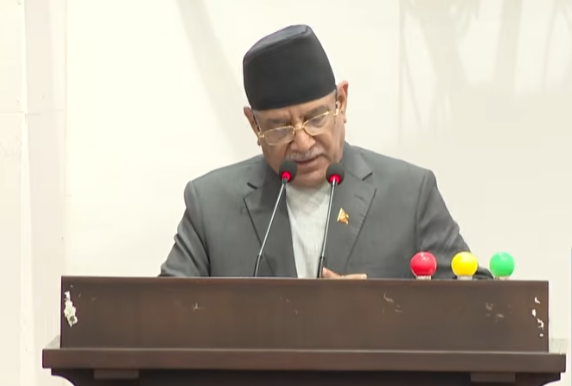 संसदमा प्रचण्ड : बालेन र रविलाई अभिभावक जसरी सुझाव दिए, ‘जनादेश स्थायी हुँदैन’
